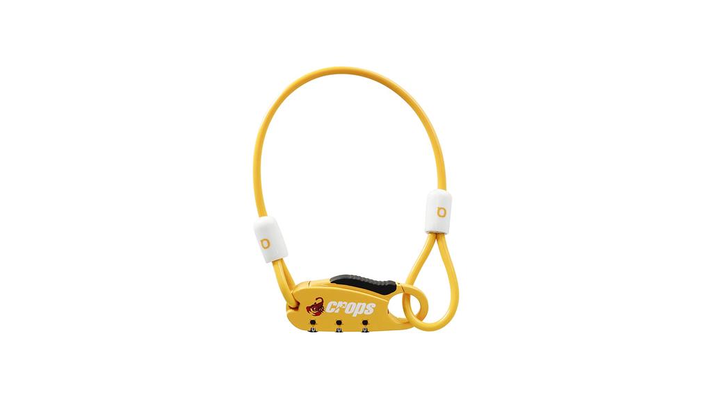 CROPS Bike Lock Helmet Lock UNI Q (Unique) Mango 4mm