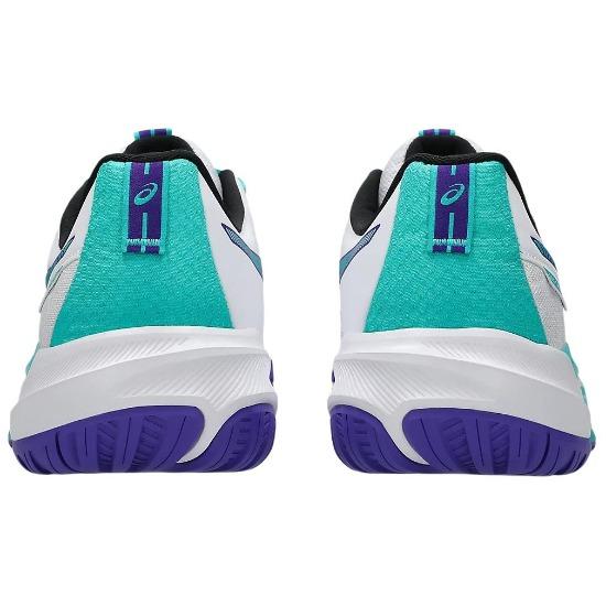 Asics Scarpe da Tennis Gel-Challenger 15 Comode Resistenti Supporto Resistenti all'Usura Sneaker Uomo Bianco Verde 1041A510-103