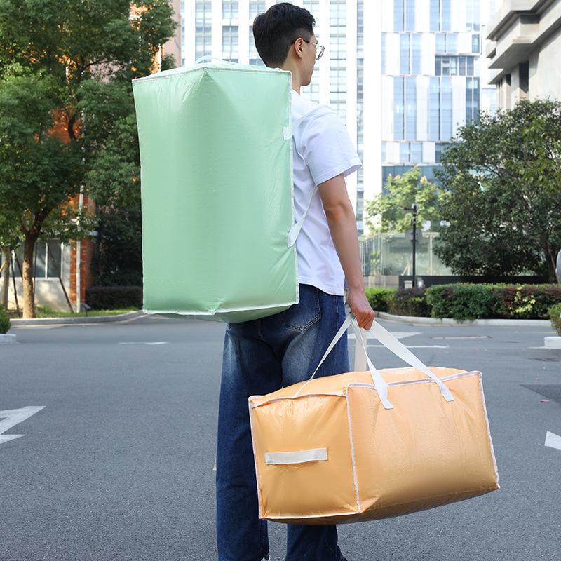New Large Capacity Moving Home Storage Luggage Bag Foldable Handheld Car Clothing Quilt Storage Bag Toy Packing Bag lijiao