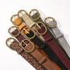 New Luxury Suede Leather Belt for Women Jeans Casual Dress Vintage Alloy Buckle Ladies Trendy Belts Fashion Waistband