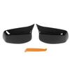 Left Right Side Door Mirror Cover Outside Rear View Mirror Trim 51167078360 for 5 6 Series E60 E61 E63 E64 2003‑2007
