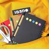 4-Pack Spiral Notebook Set-Pocket Notepad with Pen Loop,Sticky Notes&Index Tabs,4.1x5.3"Brown Paper Cover,Portable Lined Journal