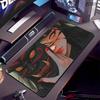 900x400mm Locking Edge Mousepad Oni Mask HD Print Keyboard Mousepad Anime Girls Large Gaming Mouse Mat Rubber Non-slip Desk Pad