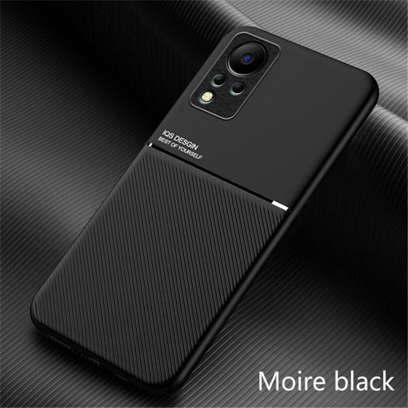 

Матовий шкіряний м’який чохол для Infinix InfinixHot 12i 12 11 11S 10 9 Play Armor протиударний автомобільний тримач для Infinix Note 12 11S 11 10 Pro Smart 5 6 Infinix Smart 5 чорний