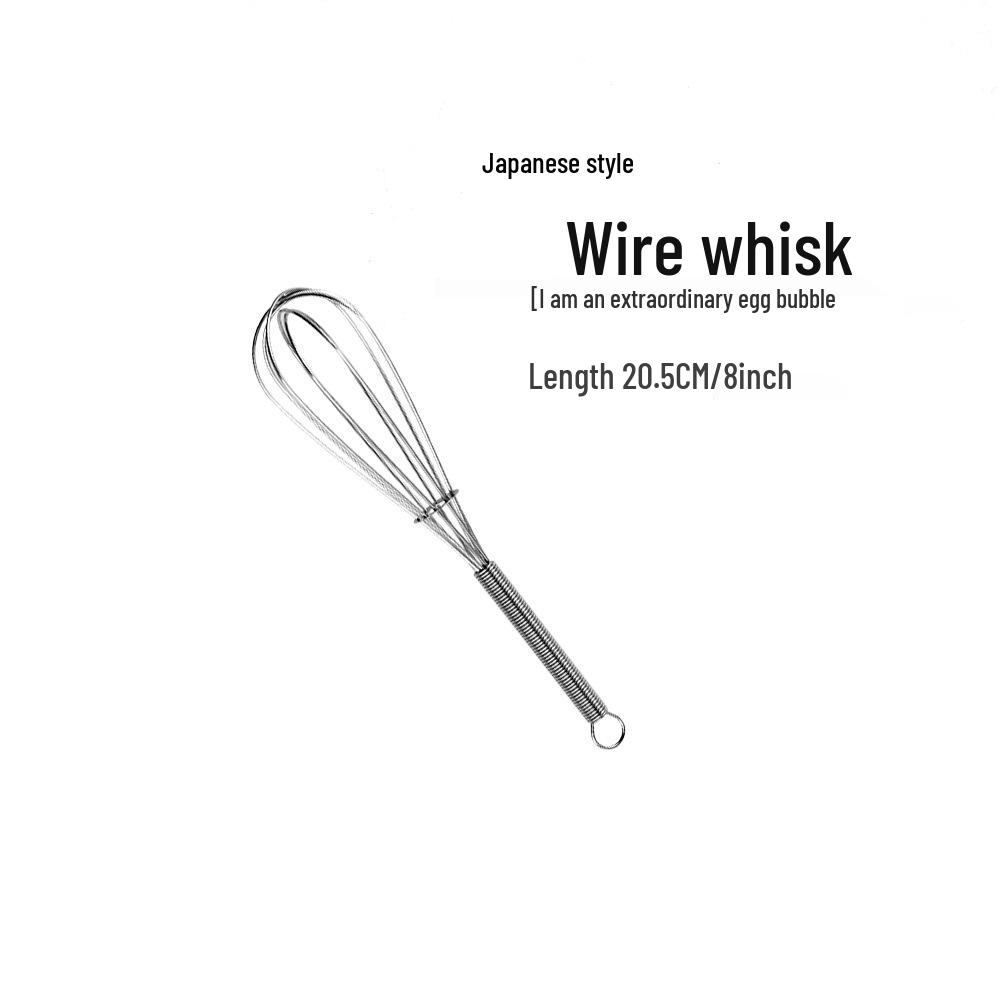 Stainless Steel Manual Egg Whisk & Beater