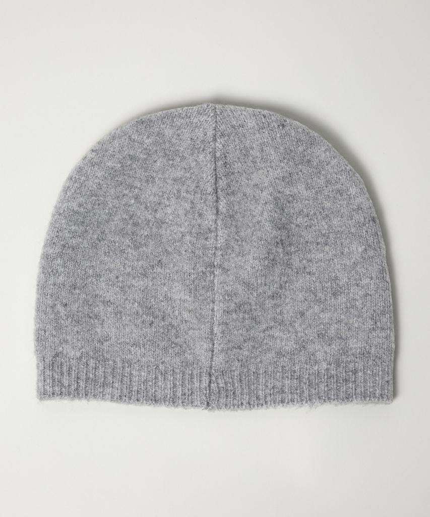 Seteo S Logo Brushed Beanie Melange Grey