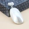 28x50mm White Natural Abalone Seashells Sea Shells Pendants DIY Freshwater Pearl Women Girls Gifts Jewelry Making Design Crafts