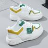 K8621 New Mesh Surface White Shoes Women's  Summer Raise the Bottom Student All-Matching Fashion Sports Mesh Shoes
