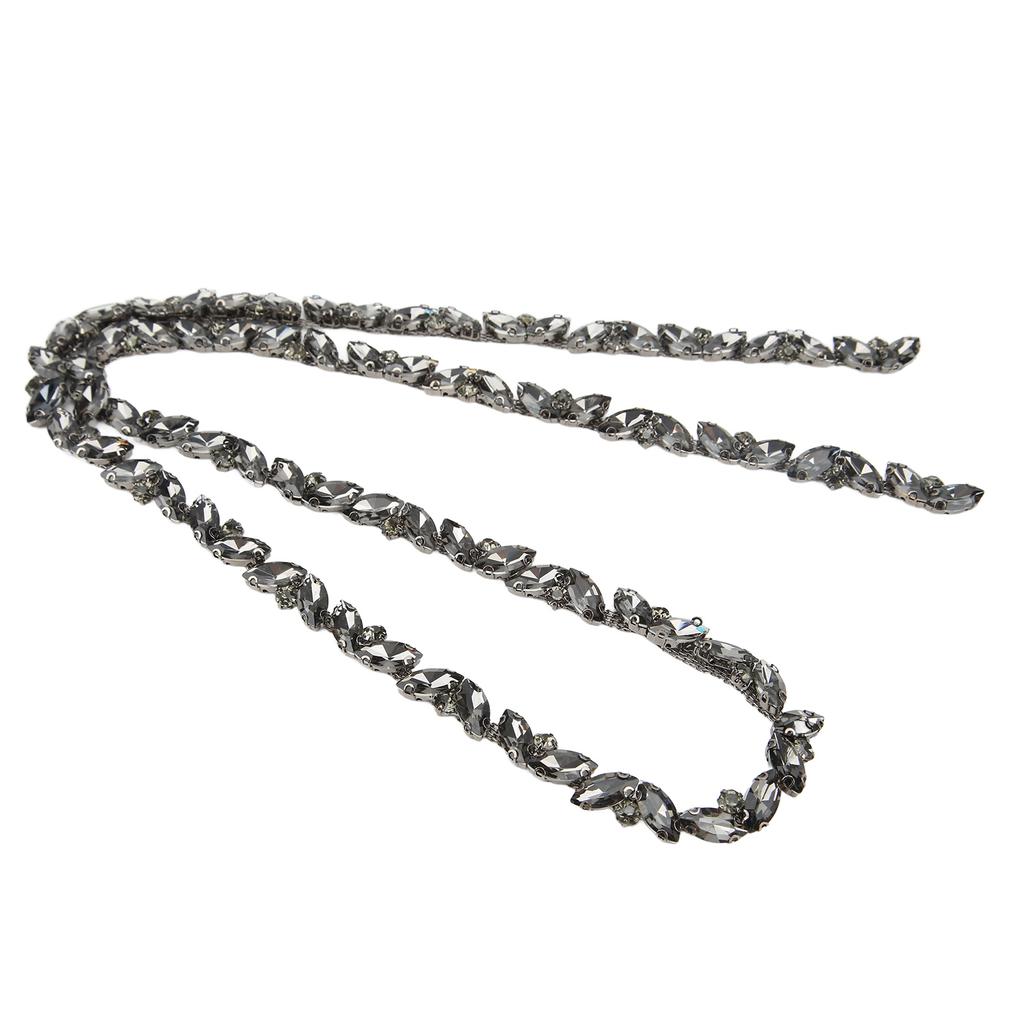 Szklany Łańcuch Pazurkowy Wysoka Twardość Kolor Jednorzędowe Paski Cyrkoniowe do Odzieży Butów Biżuterii