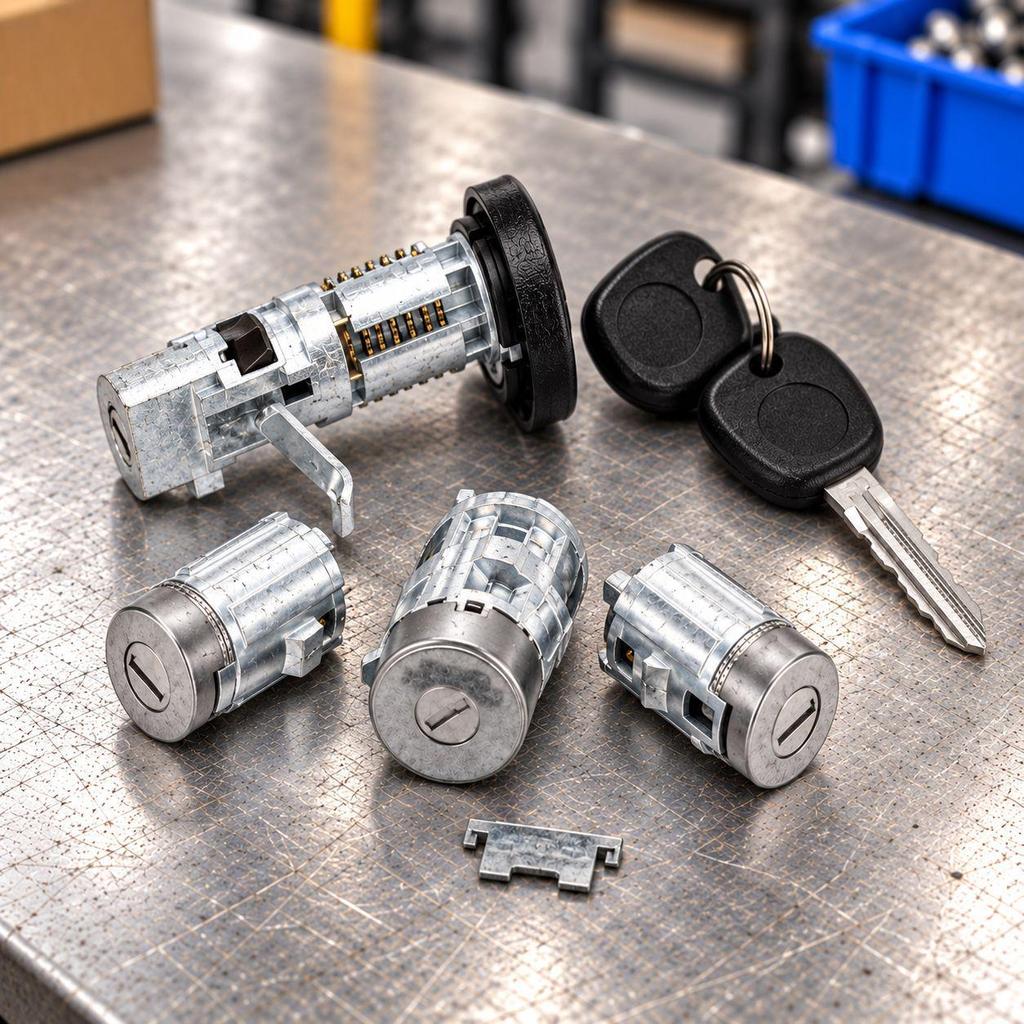 Ignition Switch & Door Lock Cylinder Set with Keys for Chevrolet GMC