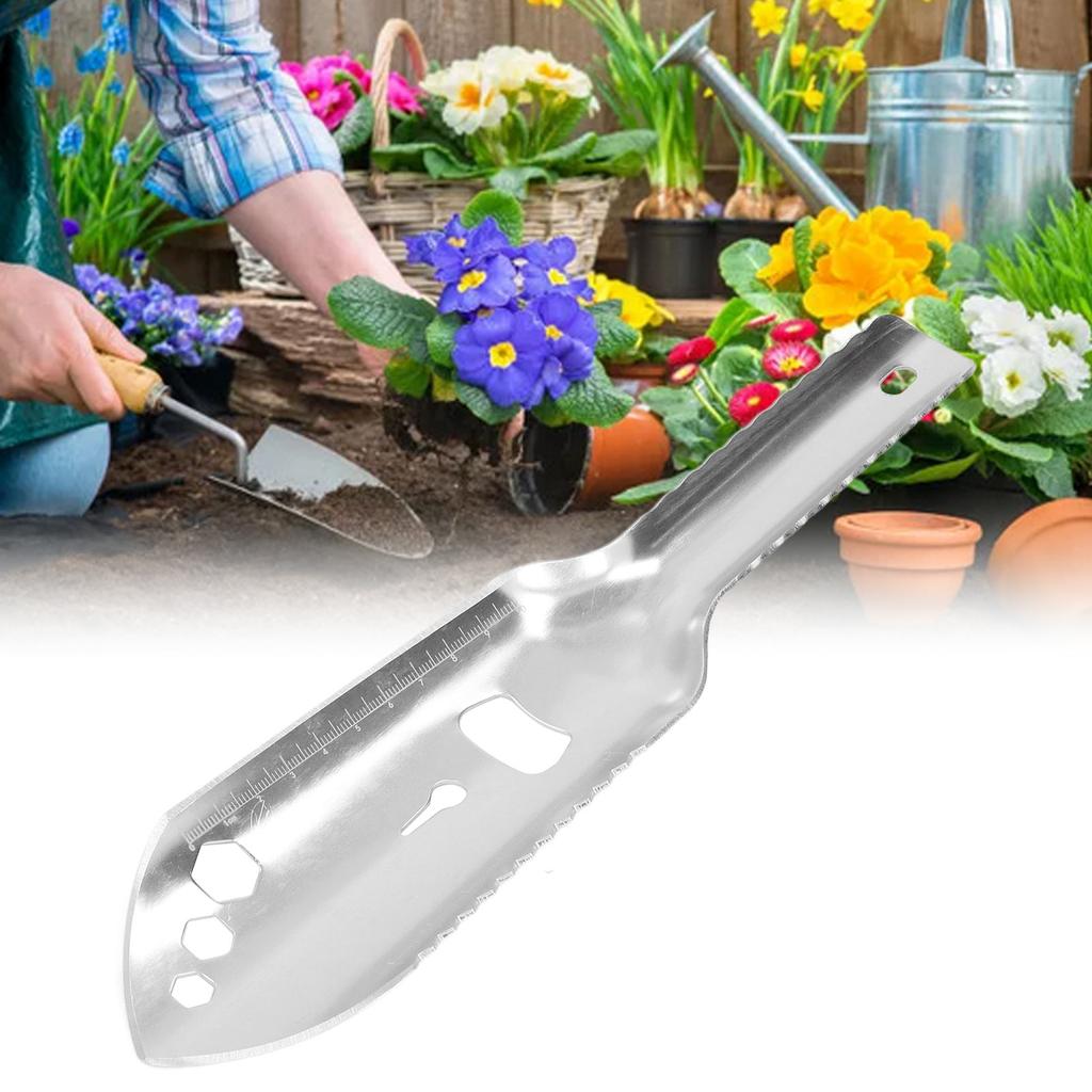 Multipurpose Camping Shovel Aluminum Alloy Small Survival Multitool Shovel for Outdoor Hiking