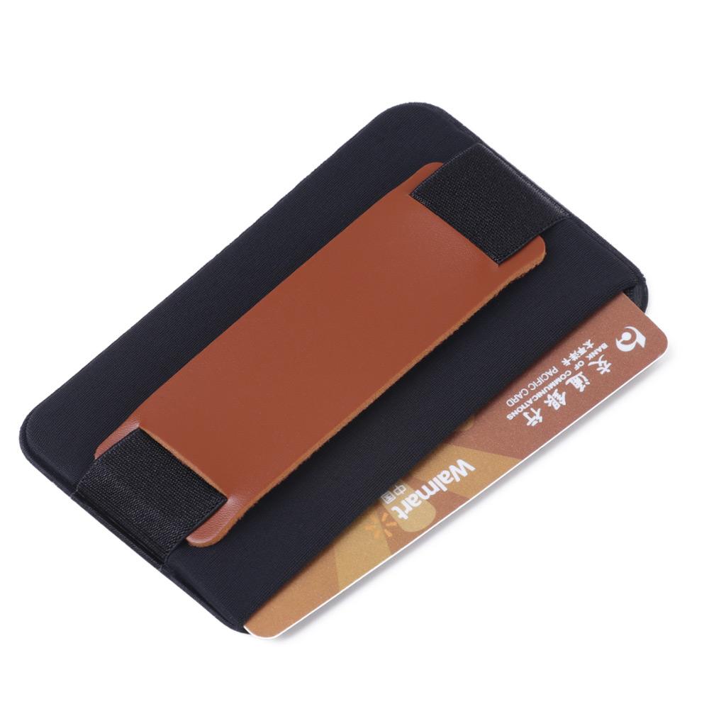 1PCS Fashion Card Pouch Adhesive Sticker Lycra Cell Phone Holder Cellphone Pocket Card Holder ID Card Holder