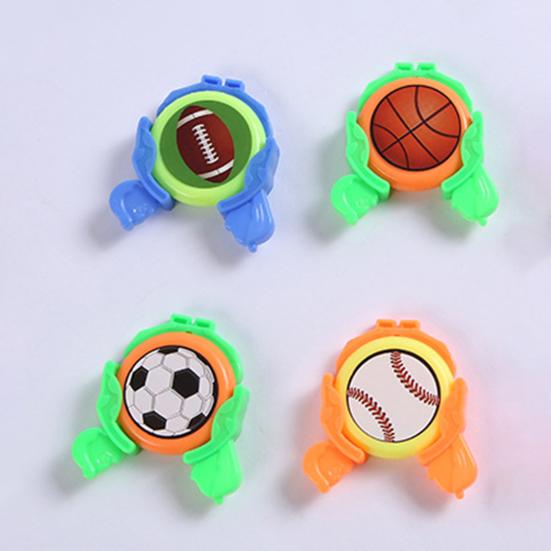 Cheap 10Pcs Soccer Ball Launcher Toy Funny Press Type Mini Kindergarten
