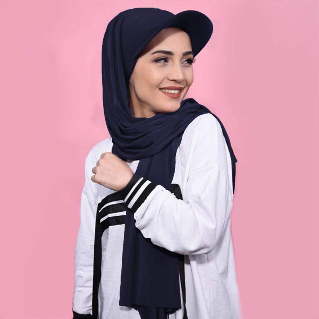 New PVC Solid Color Women's Brim All-match Pullover Towel Hat Four Seasons Scarf Baseball Cap