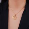 My Shape Artistic Gymnastics Pendant Necklaces Women Girl Dancer Sports Stainless Steel Basketball Player Chain Choker Jewelry