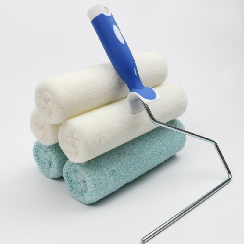 Premium 9inch Paint Roller Set With High Density Fibers Painter's Choice Roller For Unflawed Wall Coating Result