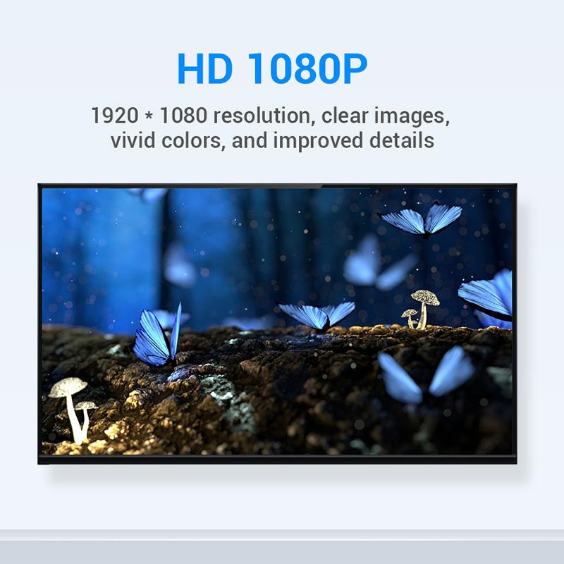 Vention DVI til HDMI Adapter Toveis DVI D 24+1 Hann til HDMI Hunn Kabelkontakt Konverter for projektor HDMI til DVI
