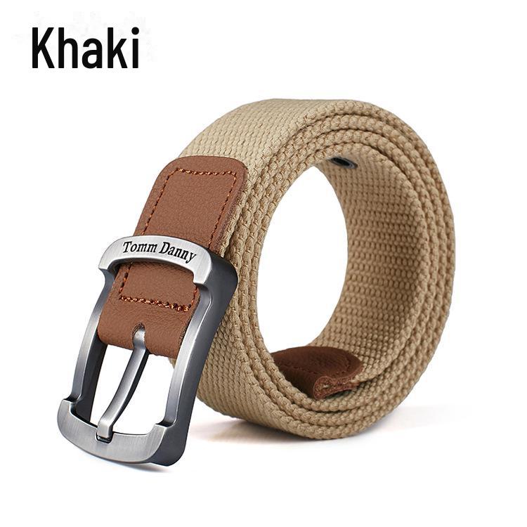 Men's Casual Outdoor Canvas Pin Buckle Belt