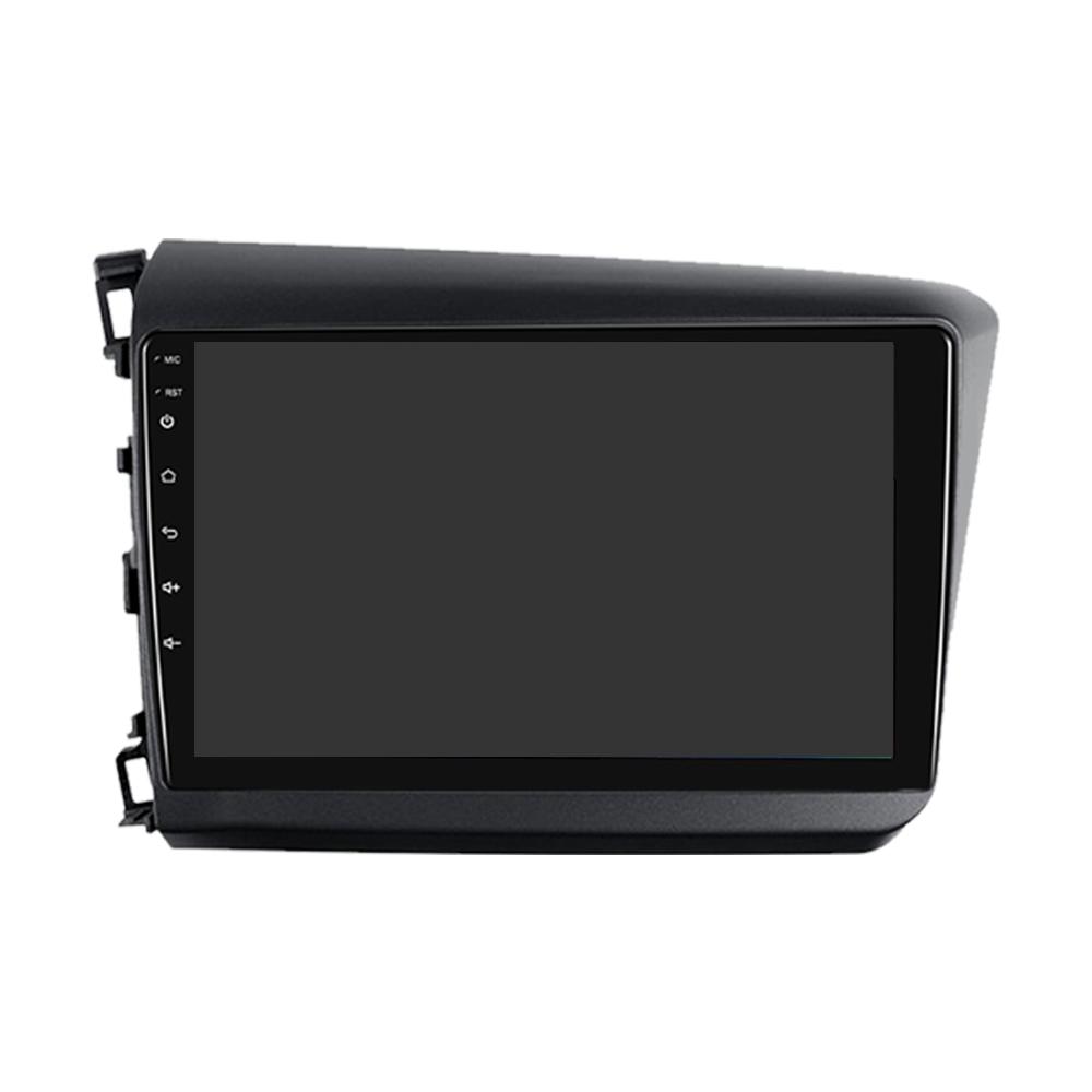 9Inch Car radio Fascia Frame For Honda Civic 2012 2013 2014 2015 Multimedia Player 2din Stereo GPS DVD Head Unit Panel Trim kit