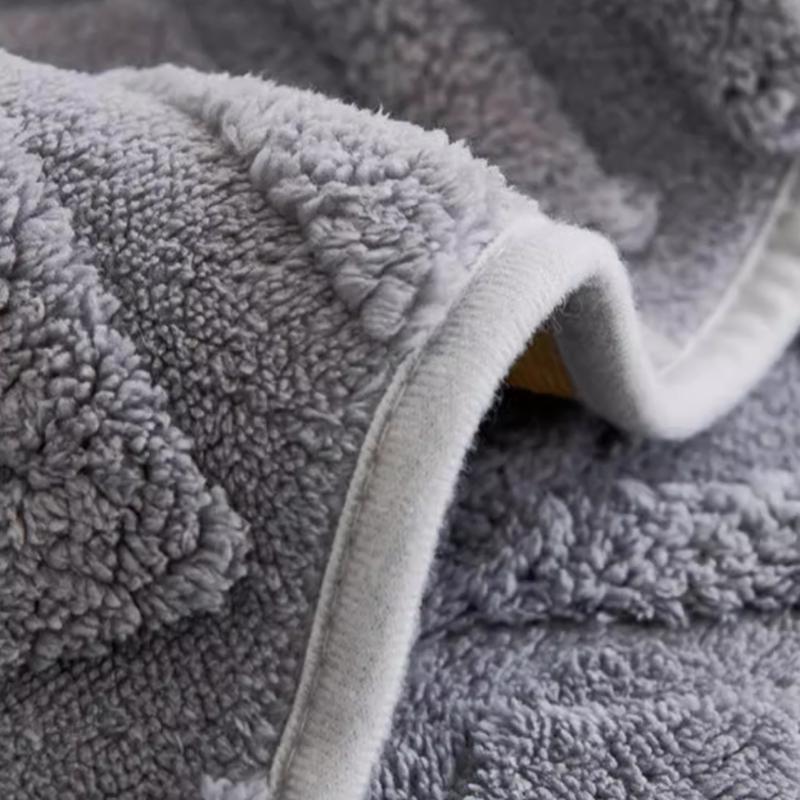 1PC Nordic Jacquard Sofa Cover Solid Color Non-Slip Couch Cushion Towel Warm Winter Thicken  L-shaped Sofa Cover for Living Room