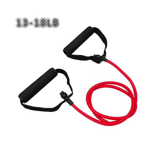 Resistance Bands with Handles Yoga Pull Rope Elastic Fitness Exercise Tube Band for Home Workouts Strength Training