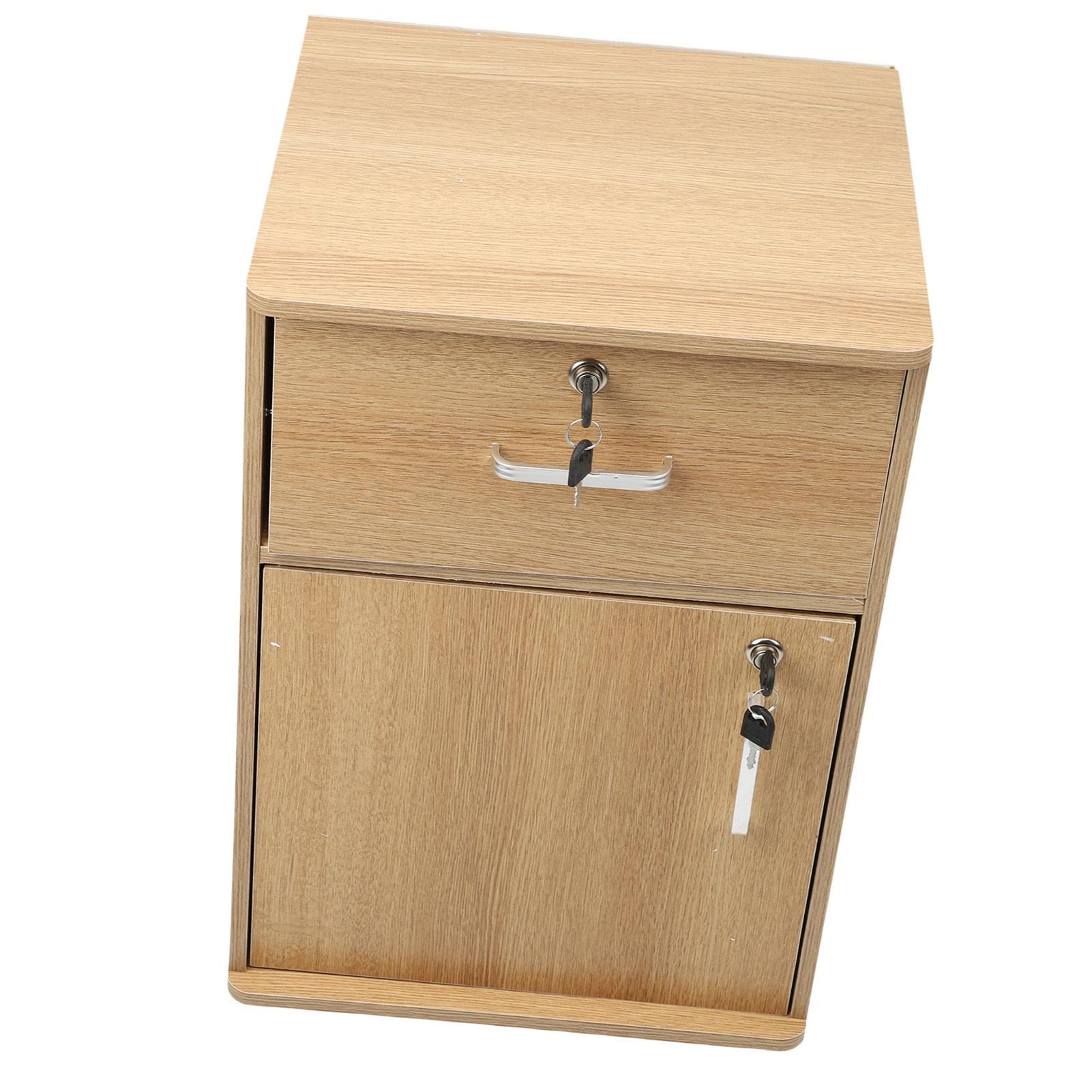 Mobile File Cabinet Multiple Drawers Sturdy Under Desk Rolling File Cabinet with Locks Wheels for