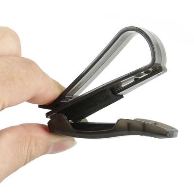 Clip para parasol de coche, gafas de sol, ABS, portátil, multifunción, para vehículo, tarjetas de visita, billeteras, porta billetes, accesorio para coche