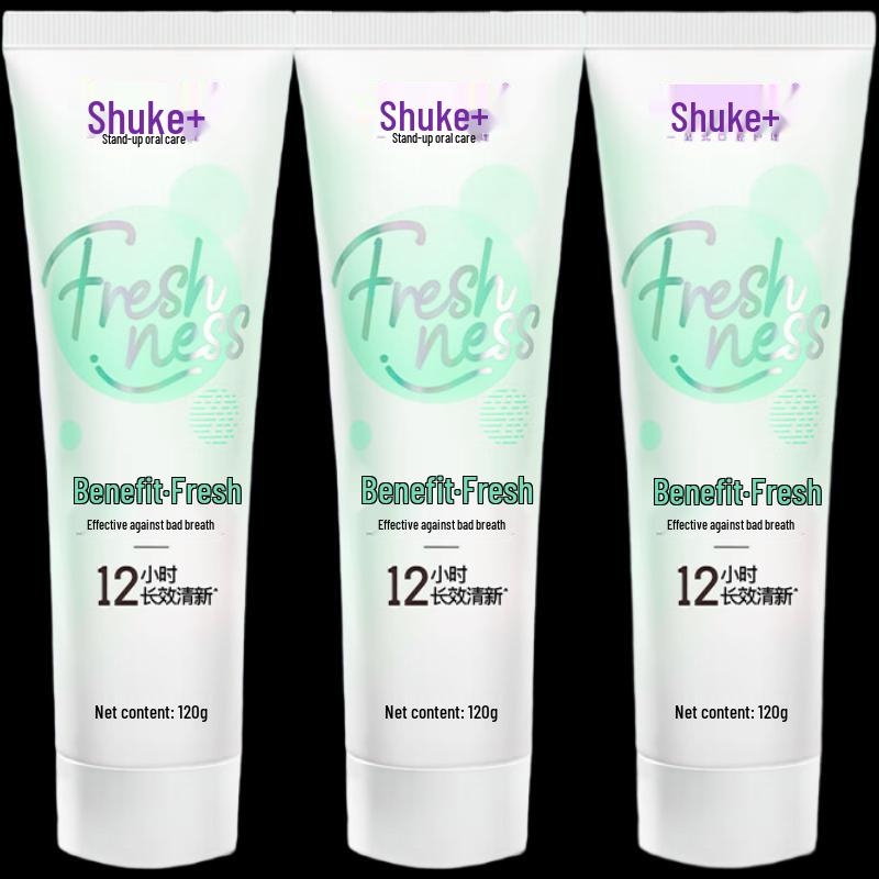 

Shuke Probiotic Toothpaste for Fresh Breath & Stain Removal