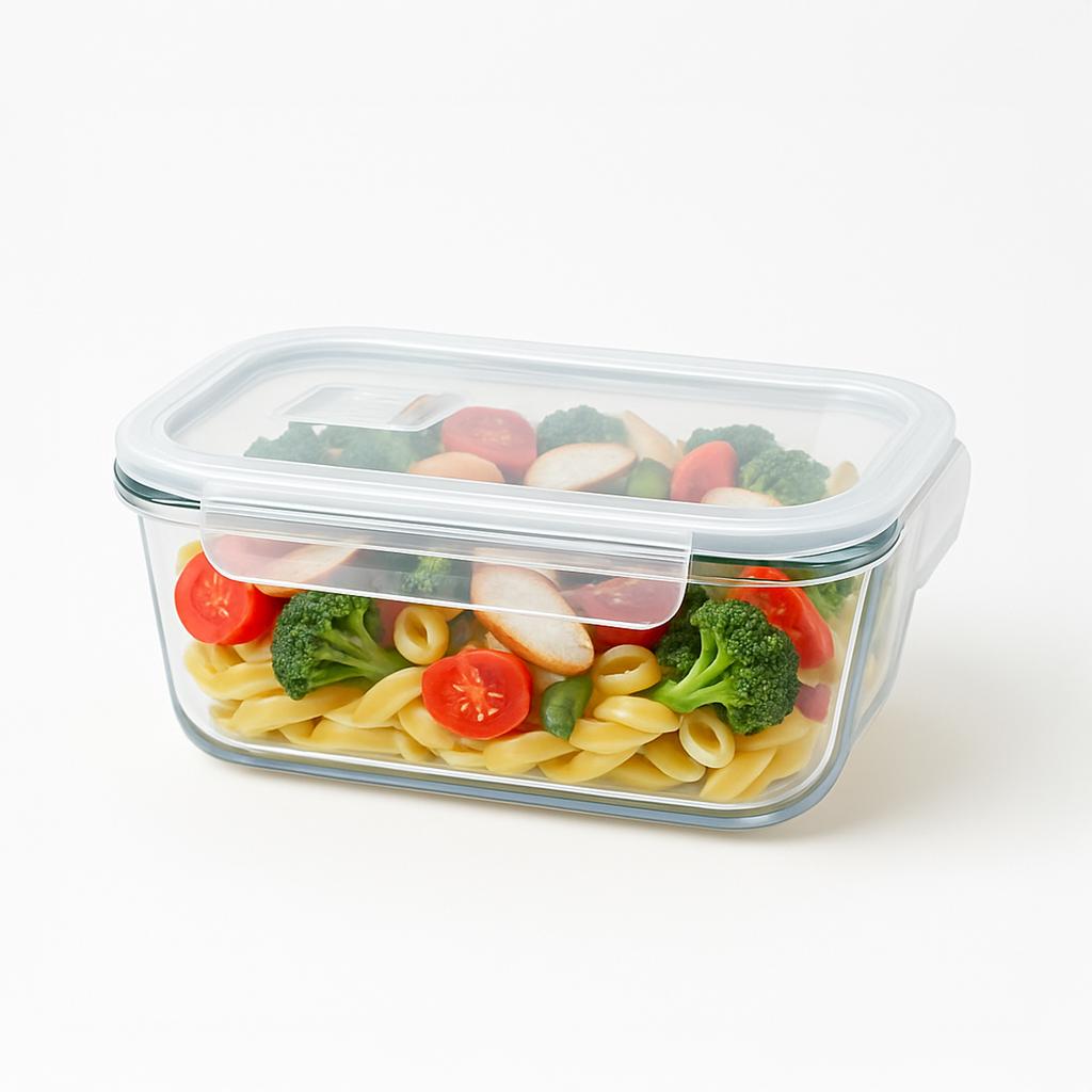 1040ml Glass Container Lunchbox for Food Airtight for School, Work