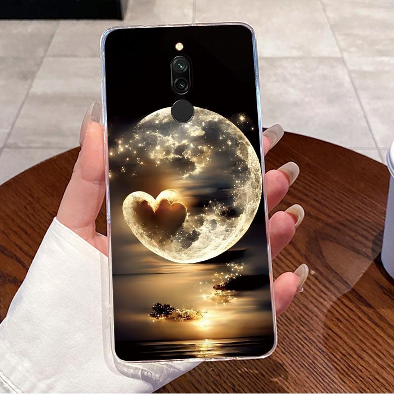 Back Cover For Xiaomi Redmi 8 8A Case Clear Luxury Cute Love Rabbit Cool Funny Pattern Transparent TPU Soft Silicone Phone Case