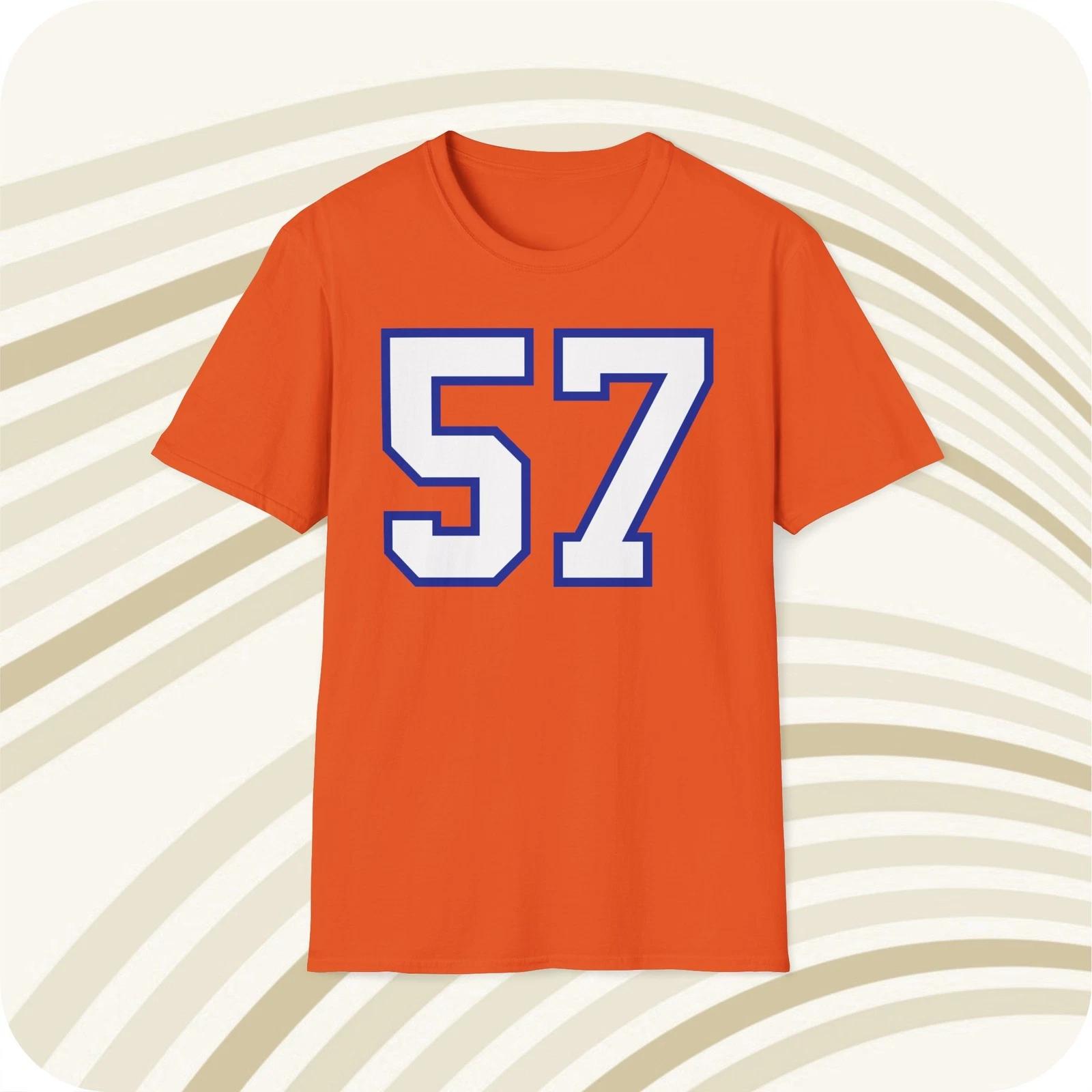 Tom Jackson #57 Denver Broncos NFL Jersey T shirt - Front & Back Print L