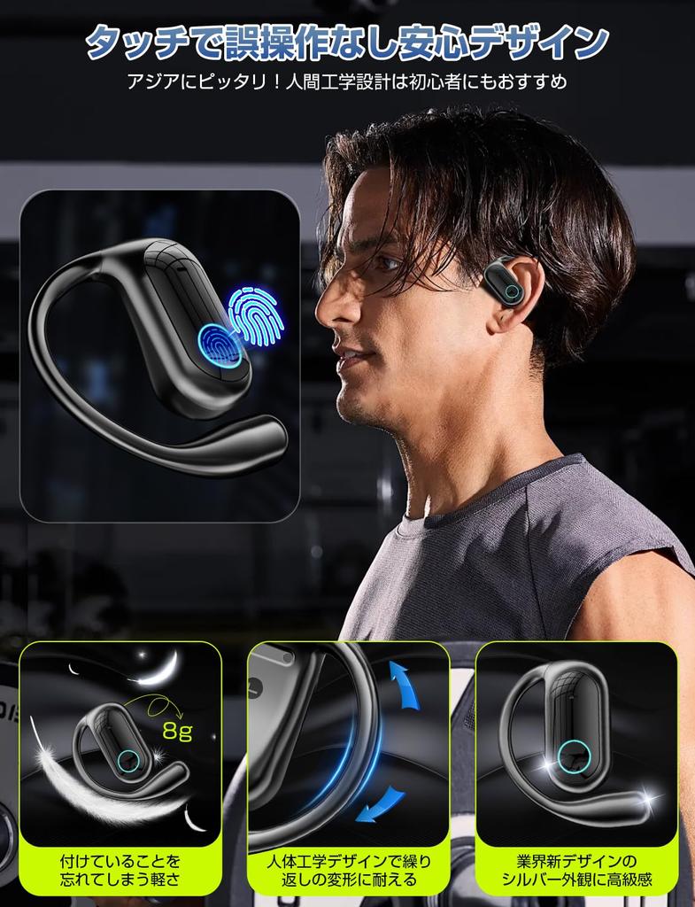 True Bluetooth Wireless Earbuds with Air Noise Sound Leakage Touch Misoperation LED Full Long Sound Automatic Fast Zero Certified by Technical