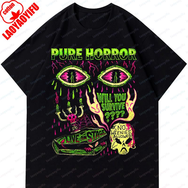 Wizard Casting Spells Printed Unisex Cotton Tshirts Casual Short Sleeve Tee Summer Spring Gothic Novelty Women Unisex Cool Tops