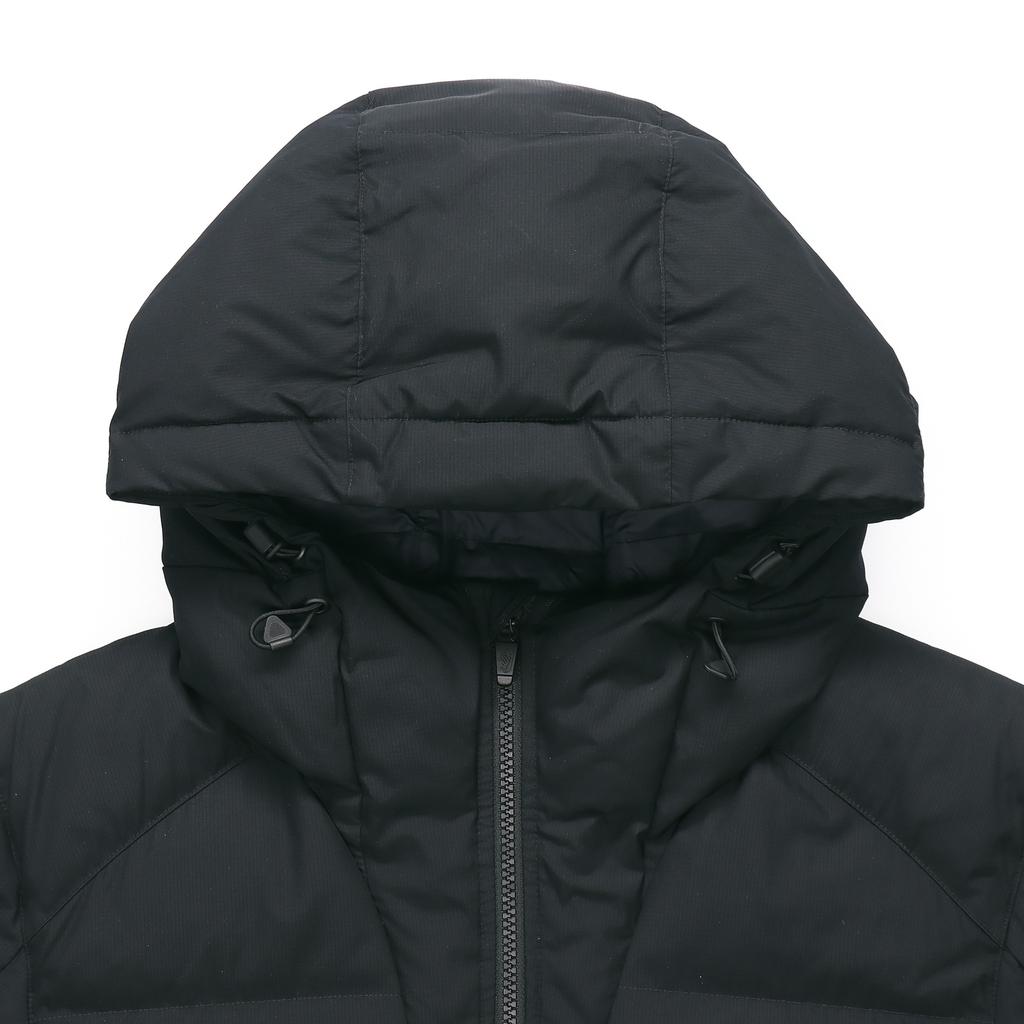 Męska czarna puchowa kurtka z kapturem Nike Cozy aj7947-010