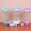 Water Bottle100ml Plastic Shaker Cup Sports Fitness Milkshake Shaker Cup Sealed Advertising Cup Protein Powder Shaker Cup Handle Strap