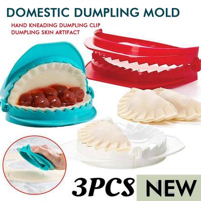 3 st/set DIY Dumpling Maker Form Degpress Köttpaj Bakverk Empanada Form Verktyg