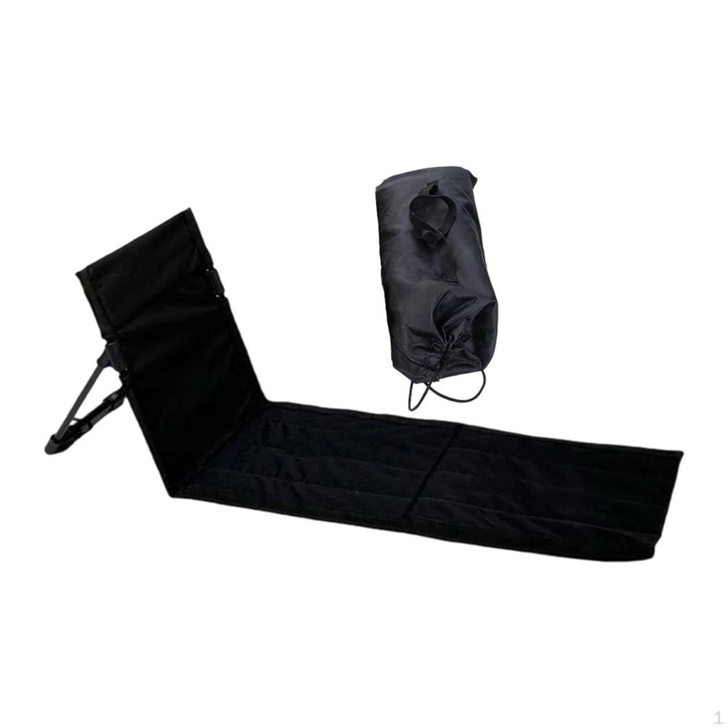 Beach Chair Lounge Mat with Back Support And Carrying Bag for Travel Relaxation
