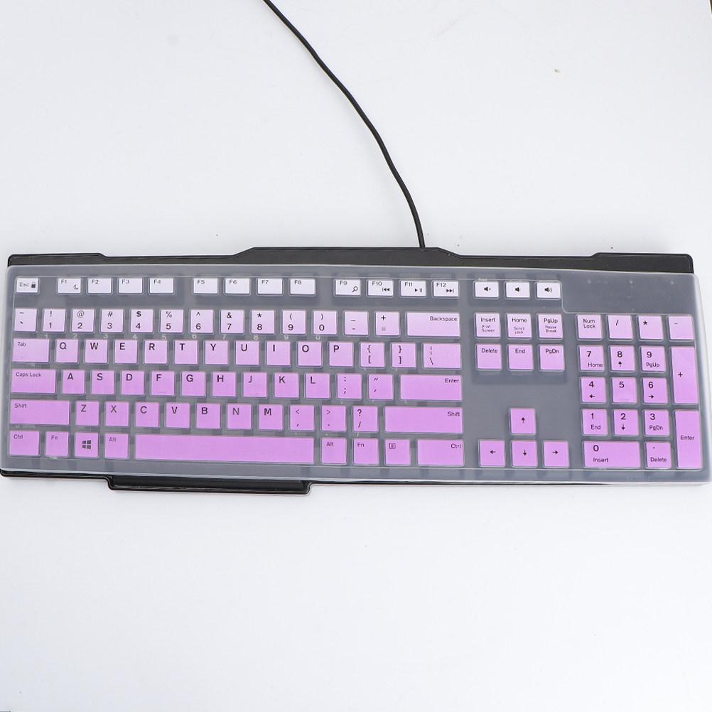 1Pcs Keyboard Protective Film Silicone Cover Compatible for Dell Kb216 Kb636 Wired Wireless Keyboard Waterproof Dustproof
