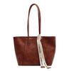 New Large-capacity Bag Women's Solid Color Simple Niche Shoulder Bag High Texture Commuter Underarm Tote Bag