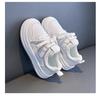 2025 Autumn Girls' White Skate Shoes - Versatile Soft Sole Sports Shoes for Older Kids