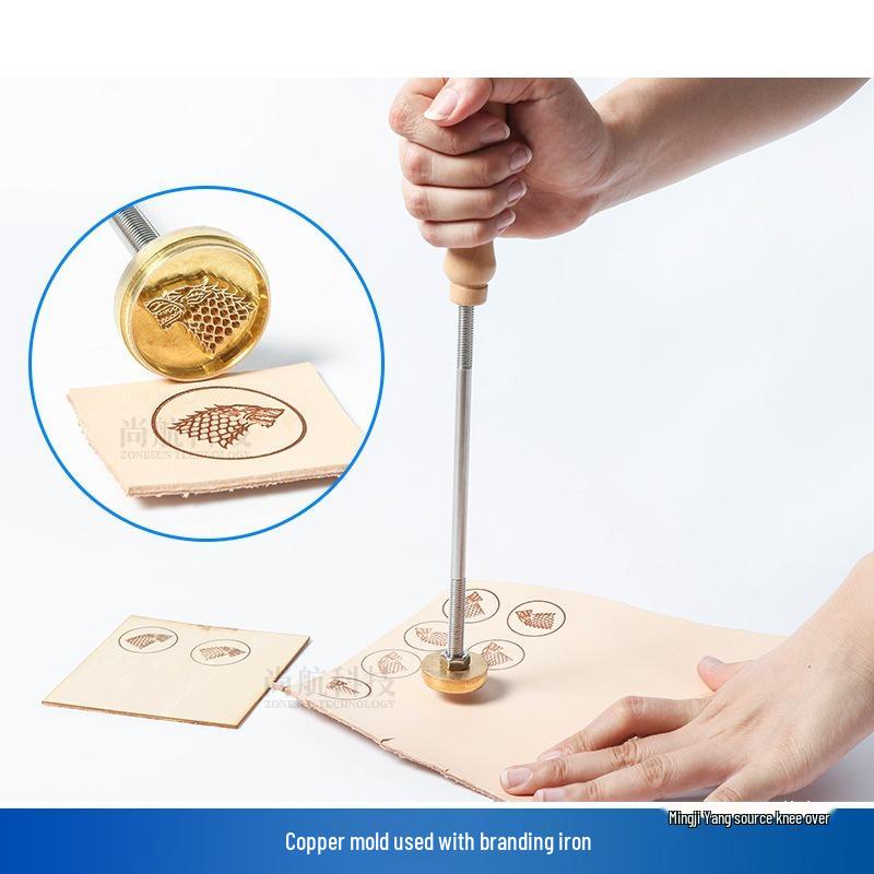 

ZONESUN Індивідуальна мідна шкіряна форма для тиснення