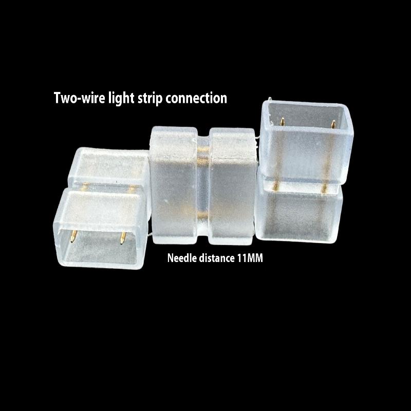 5Pcs Copper Rgb Connector Durable Gold 6/ 7/9/10/11/12/13Mm Led Strip Connector 2 Pin 3Pin 4Pin Terminals Connector Rgb