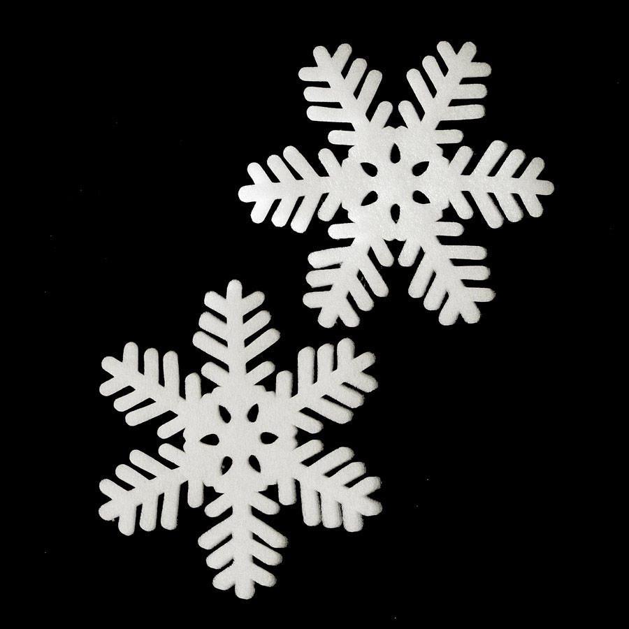 Fashion 10PCS Classic White Snowflake Ornaments Christmas Holiday Party Decor