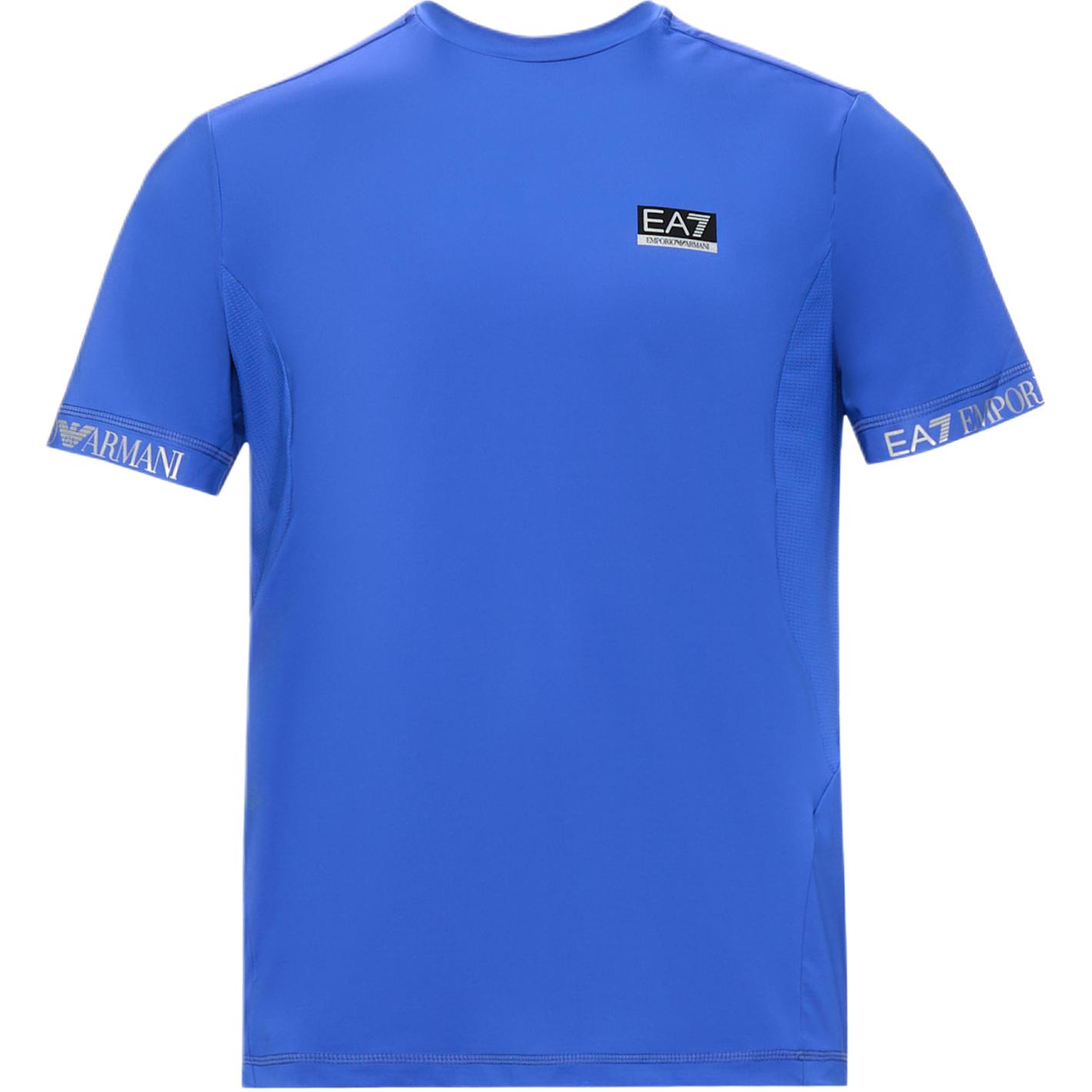 Emporio Armani EA7 Logo Crew Neck Short Sleeve T-Shirt Men tops 6DPT40-PJMEZ-1550 L