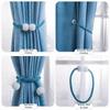 No-drill Pearl Magnetic Curtain Clip Elegant Tie Back Buckle Curtain Holders  Living Room