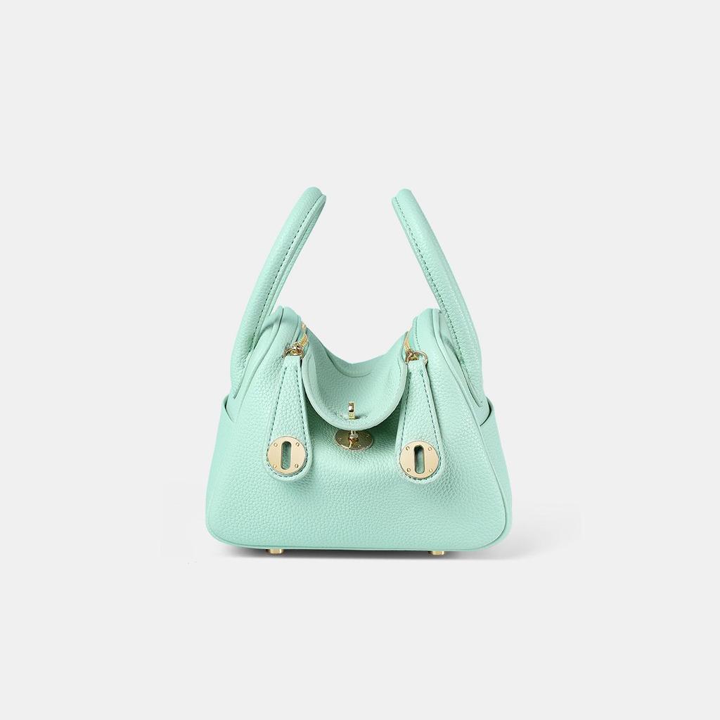 Klasická taška Lindy Zlatá/Stříbrná přezka Velká Crossbody taška přes rameno