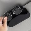 Clip-on Car Organizer Convenient Sun Visor Glasses Case Car Mounted Glasses Bag  Cards