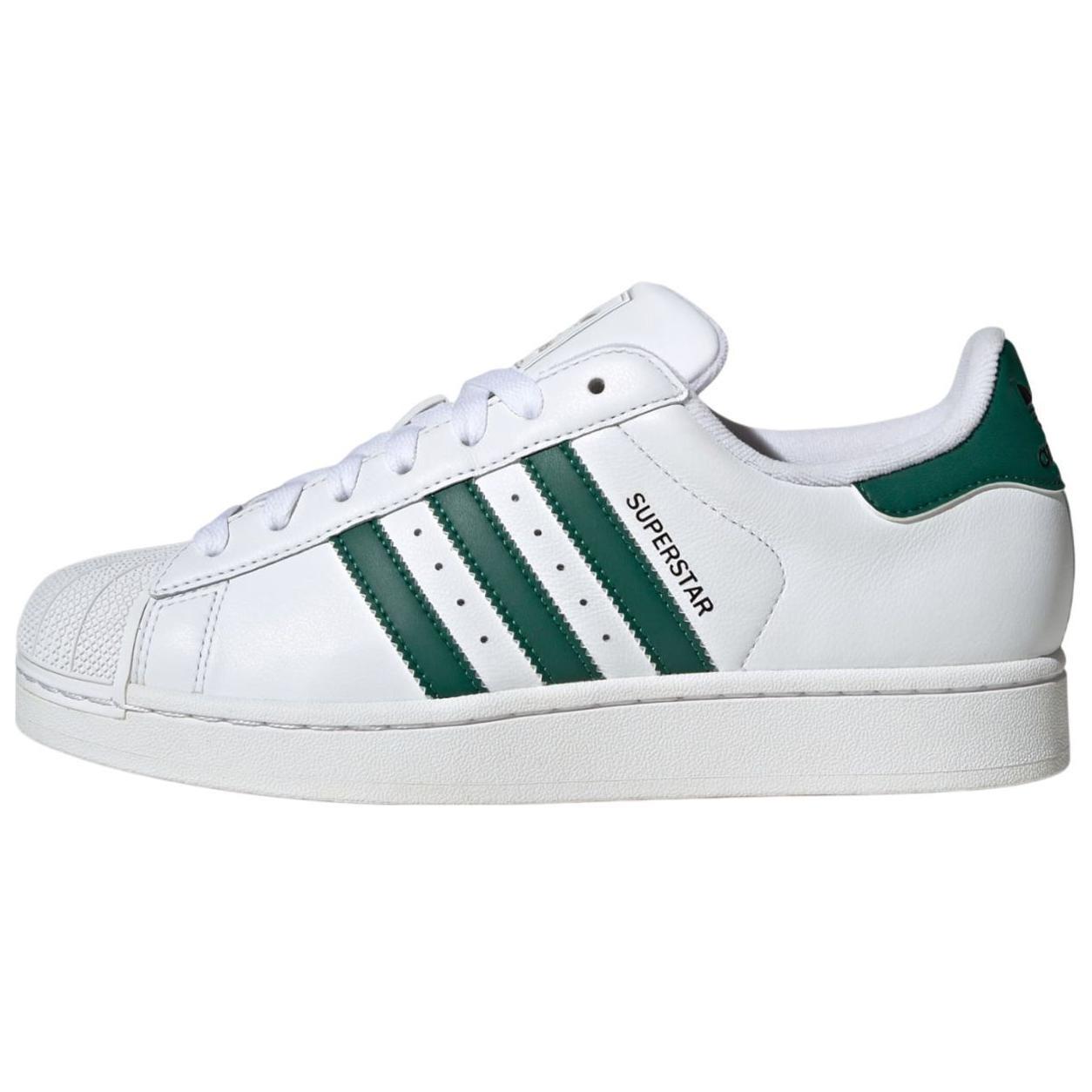 adidas Superstar 2 White Collegiate Green Men s JQ4730 EU 40⅔