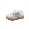 Girls' moral training shoes, children's sports board shoes 2025 spring and autumn new baby older children silver ballet style