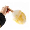 Scalable Wool Dust Collector Wood Handle Soft Wool Brush Anti Static Lightweight Washable For Home Car Cleaning Gentle Multi Sur